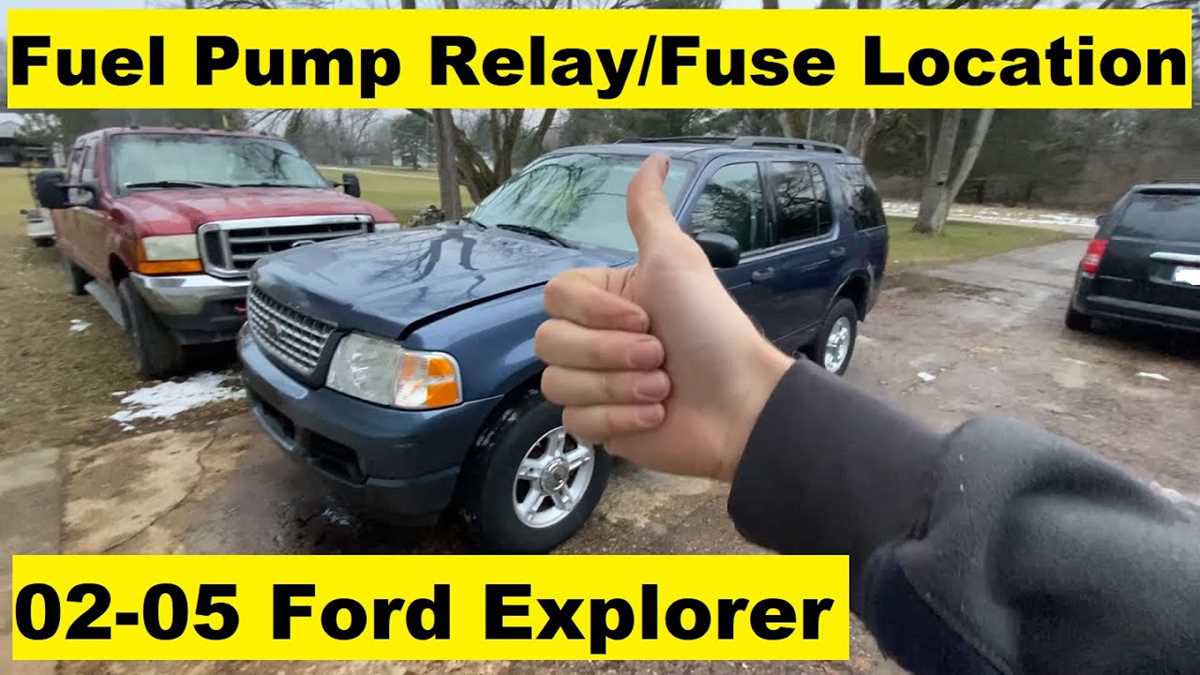04 ford sport trac fuse panel diagram