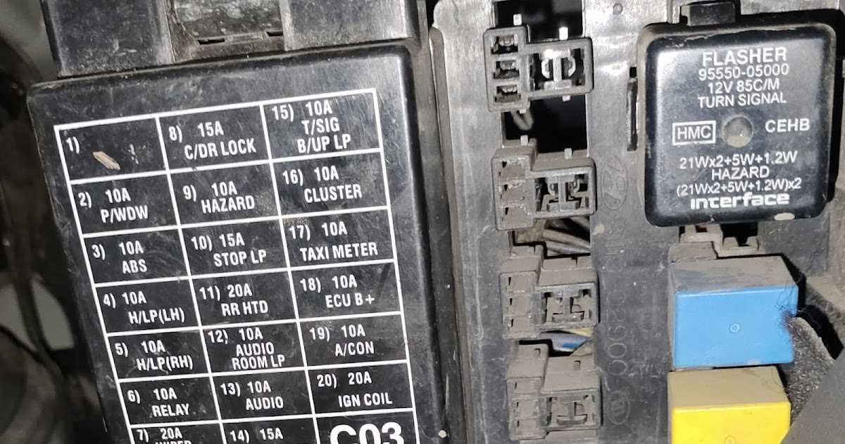 santro fuse box diagram