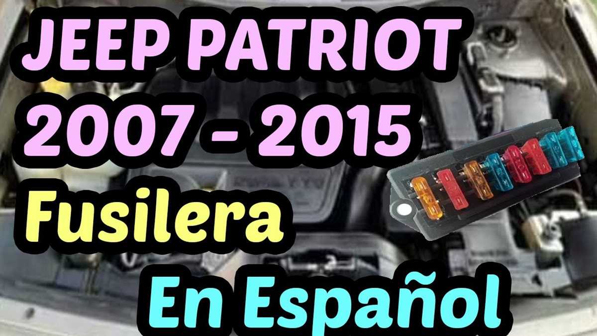 2016 jeep patriot fuse diagram