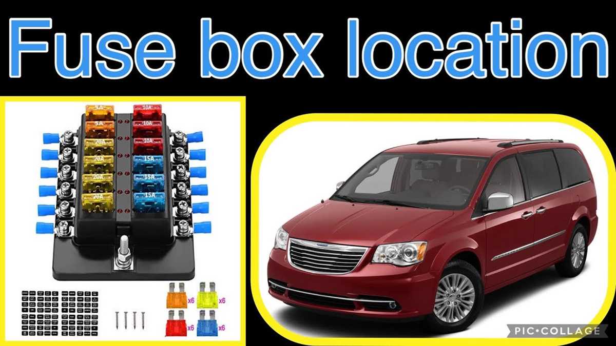 2012 chrysler town and country fuse diagram