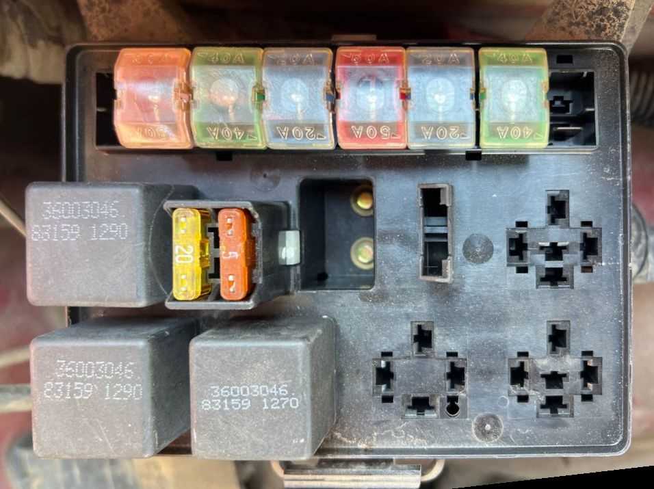 1993 dodge w250 fuse box diagram