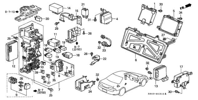 1997 honda prelude fuse box diagram