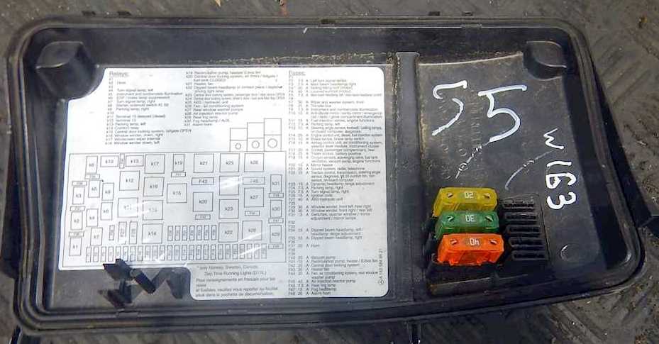 ml320 fuse diagram