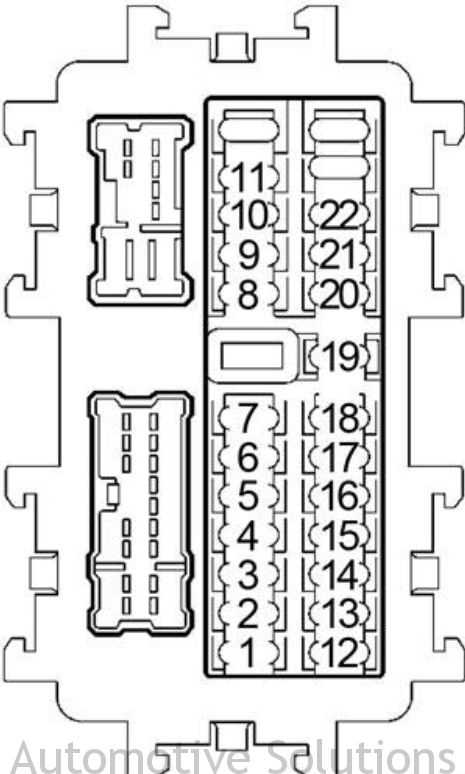 08 acura tl fuse box diagram
