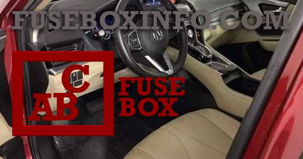 2018 acura rdx fuse box diagram