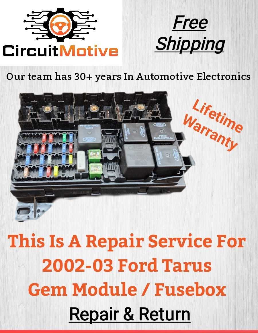 2003 ford taurus interior fuse box diagram