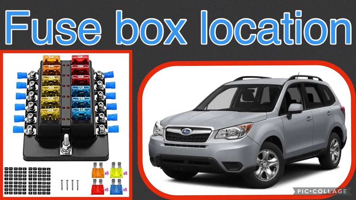 subaru forester 2015 fuse box diagram