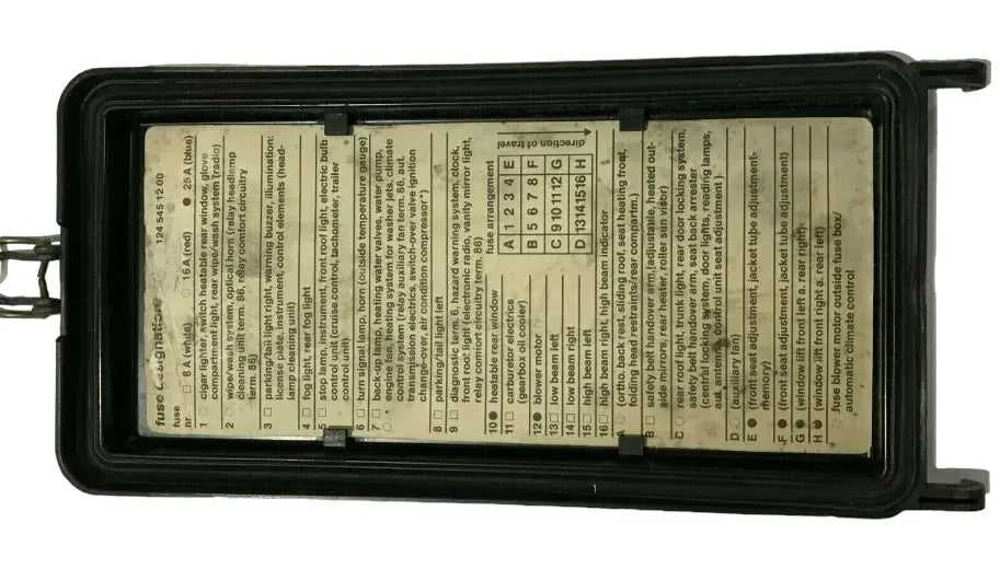 mb100 fuse box diagram