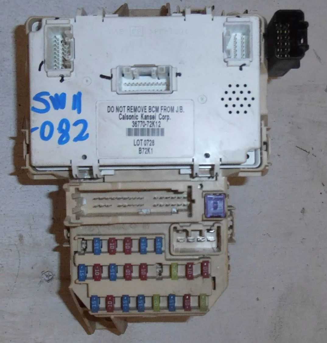 suzuki swift fuse diagram