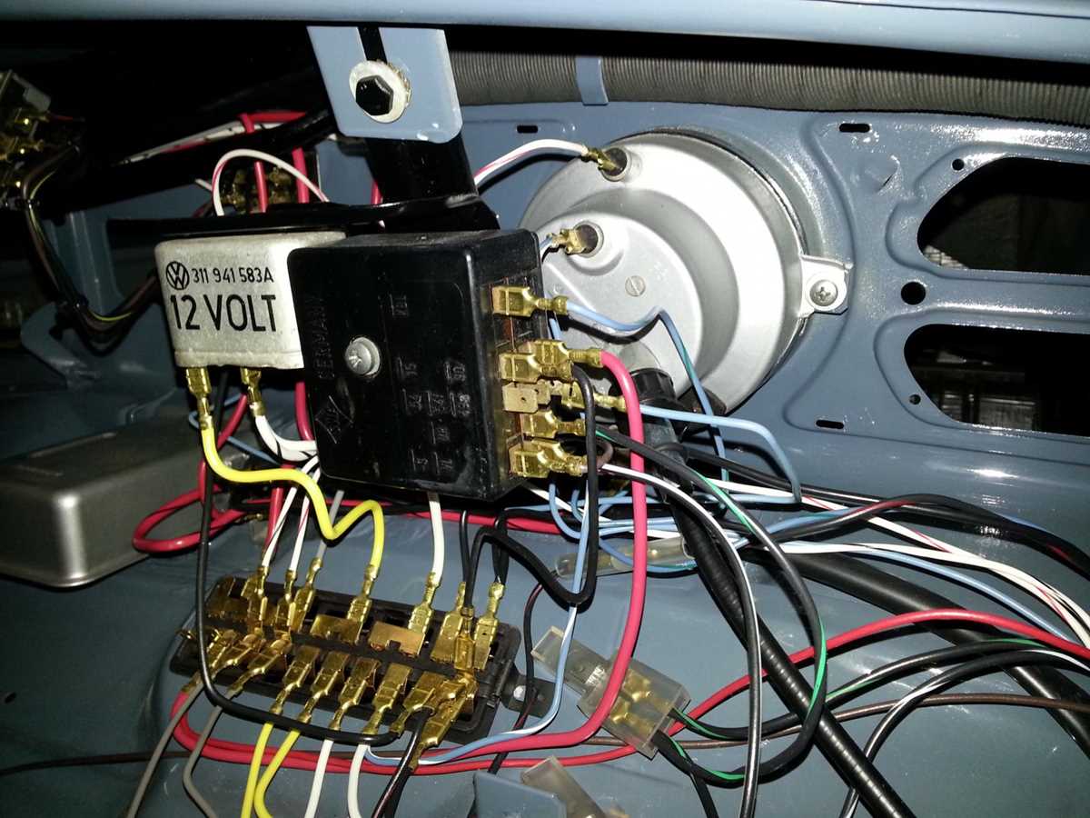 karmann ghia fuse box diagram