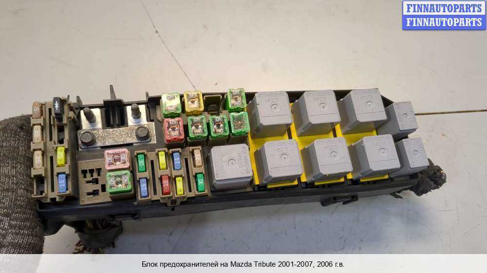 05 mazda tribute fuse box diagram