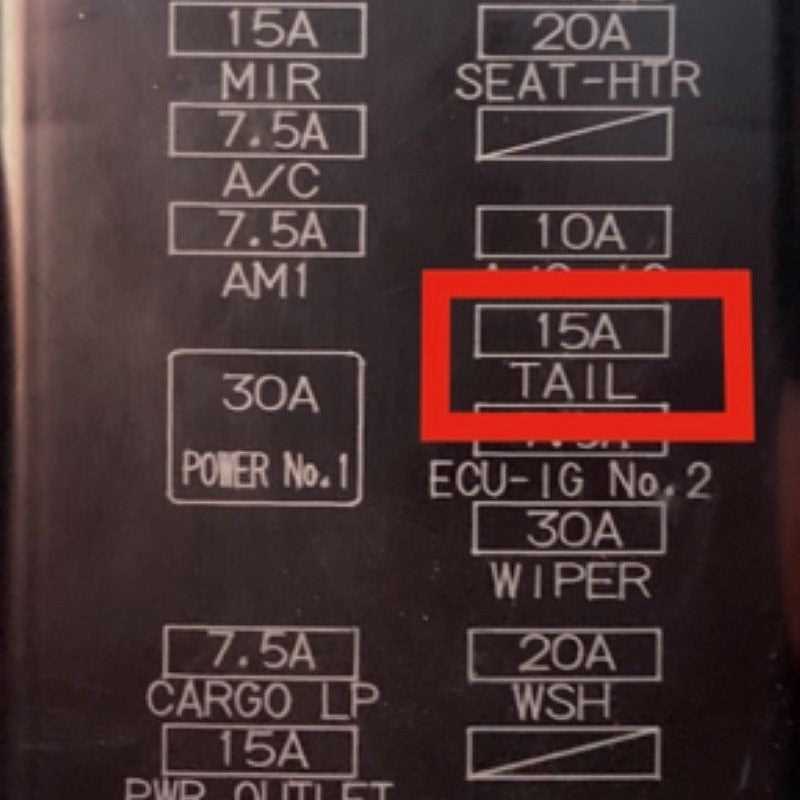 2014 toyota sequoia fuse box diagram