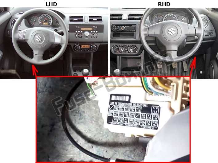 swift diesel fuse box diagram