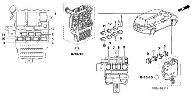 2007 honda odyssey fuse box diagram