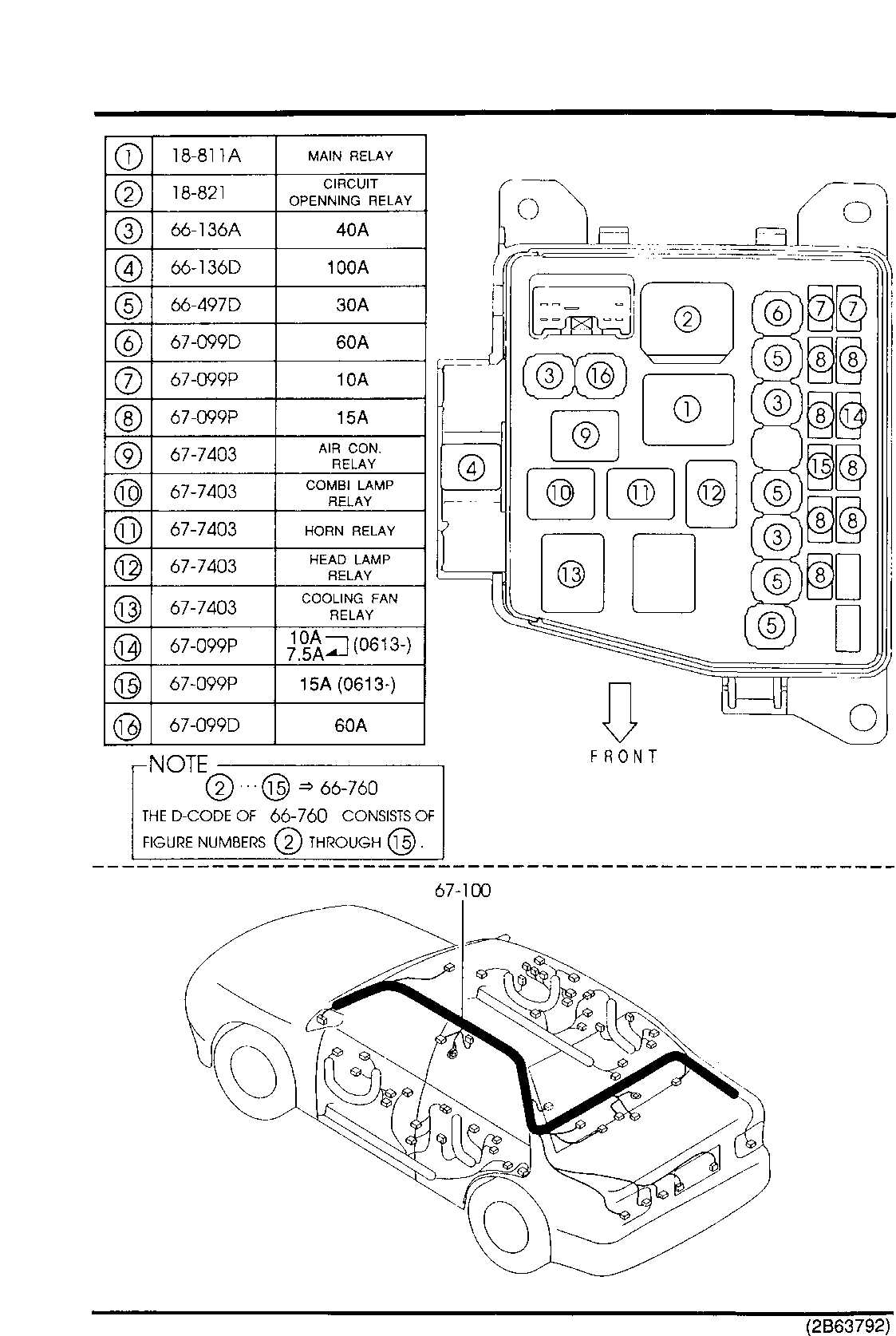 1999 mazda protege fuse box diagram