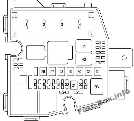 toyota vios fuse box diagram