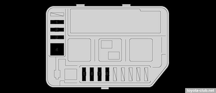 toyota yaris fuse box diagram