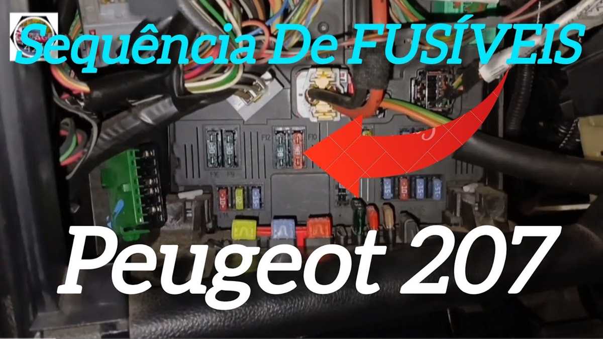 2010 peugeot 207 fuse box diagram