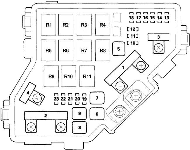 2007 honda pilot fuse diagram