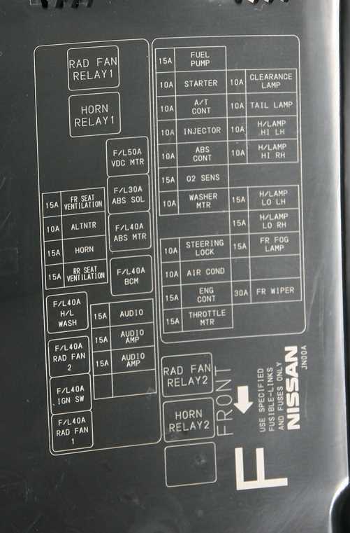 nissan altima 2012 fuse box diagram