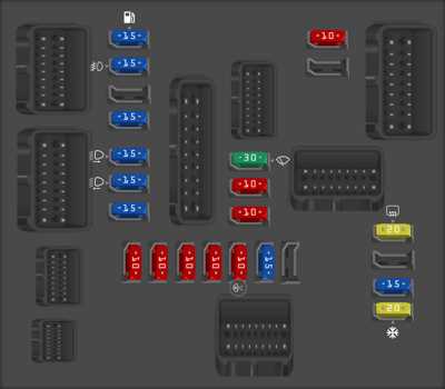 2022 nissan frontier fuse box diagram