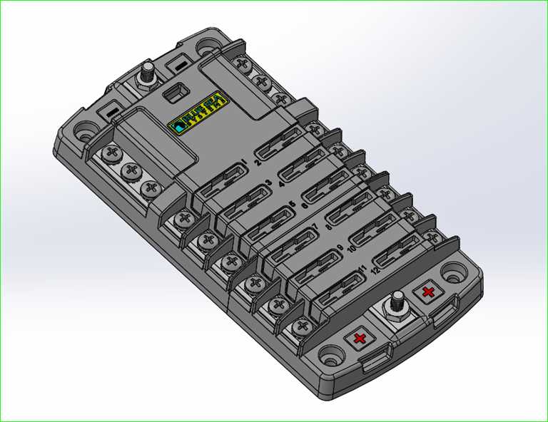 blue sea systems fuse block wiring diagram