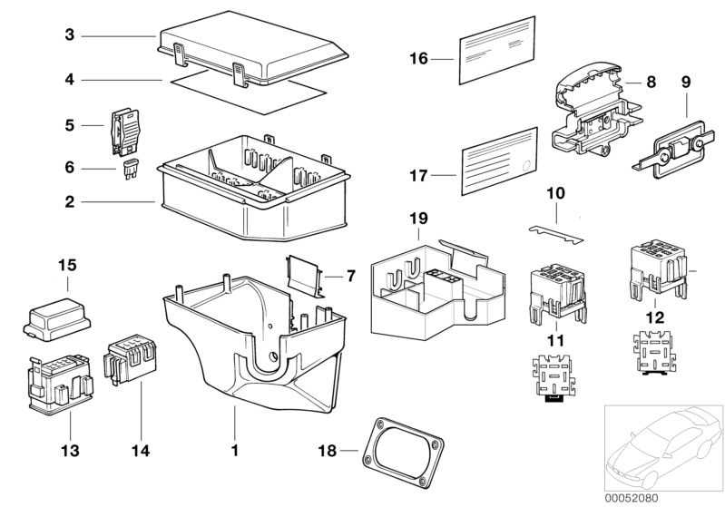 bmw e32 fuse box diagram