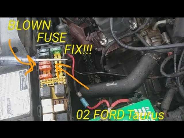 2007 ford taurus interior fuse box diagram