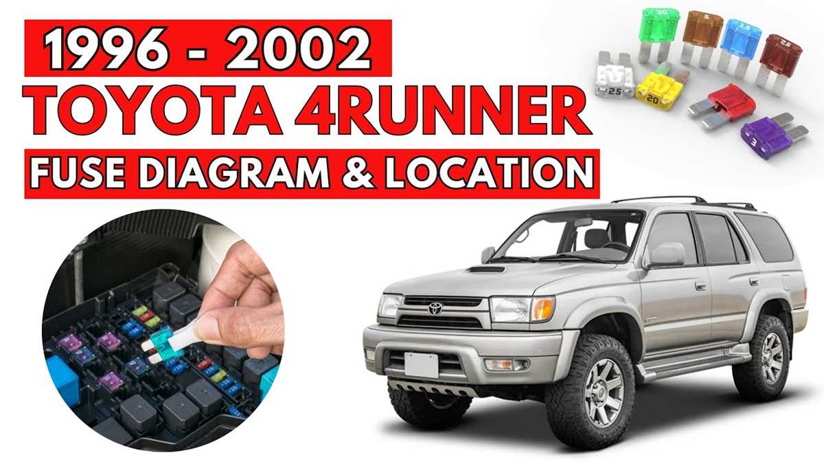 2000 toyota 4runner fuse box diagram