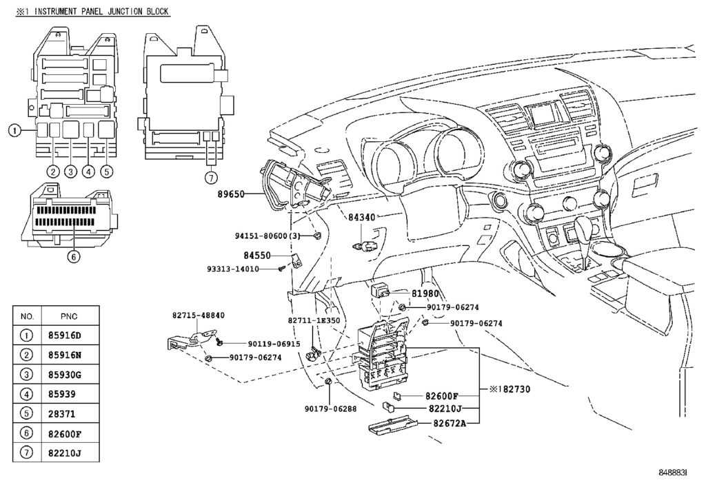 highlander fuse diagram