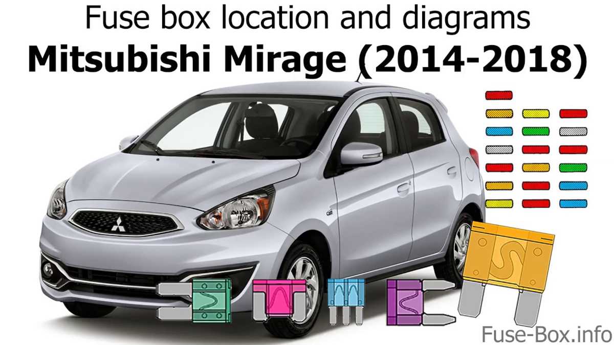 2018 mitsubishi mirage fuse box diagram