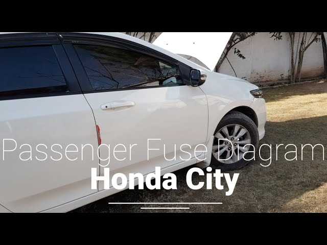 honda city 2010 fuse box diagram
