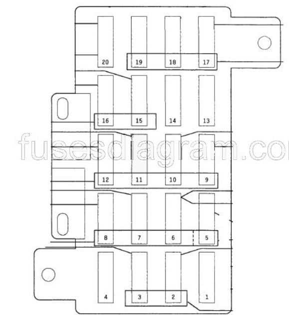 1994 dodge ram fuse box diagram 2500