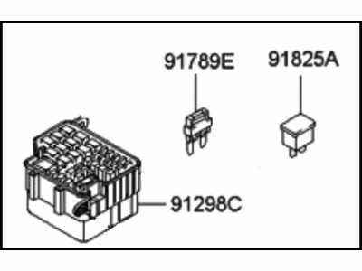 2006 hyundai santa fe fuse box diagram