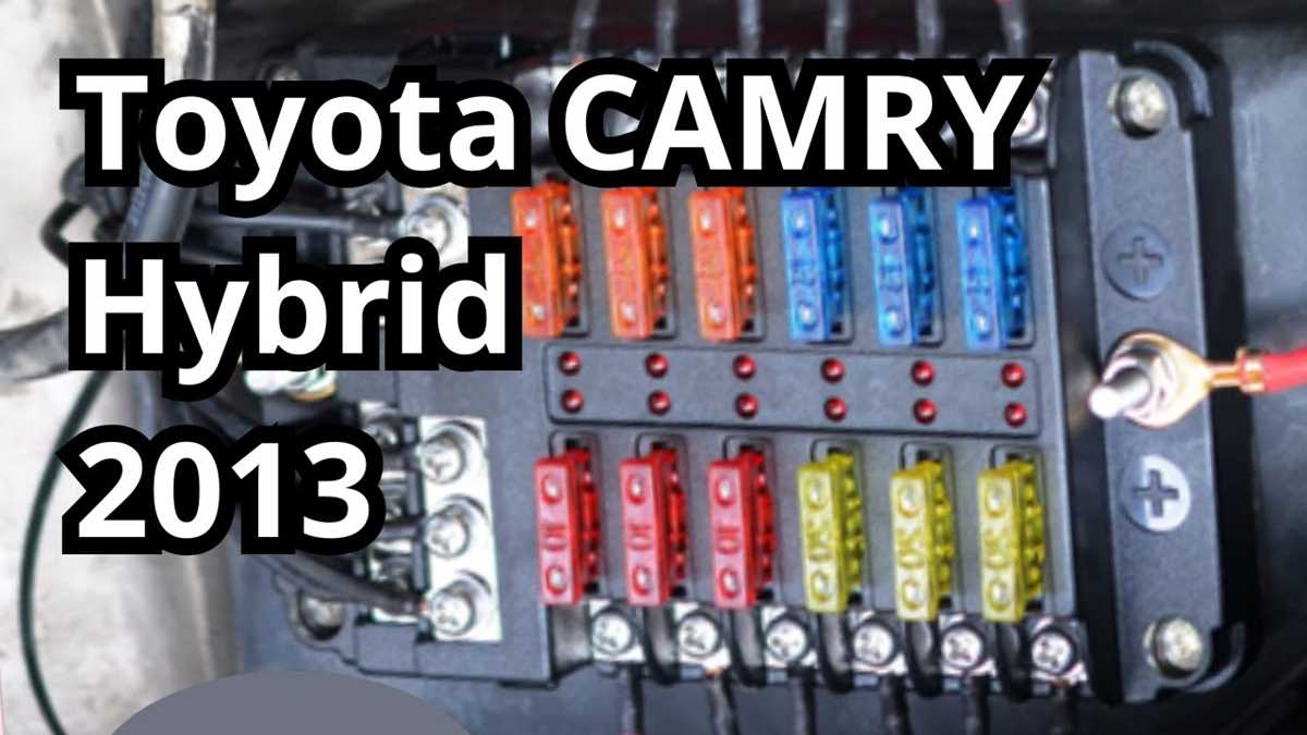 2013 toyota camry interior fuse box diagram
