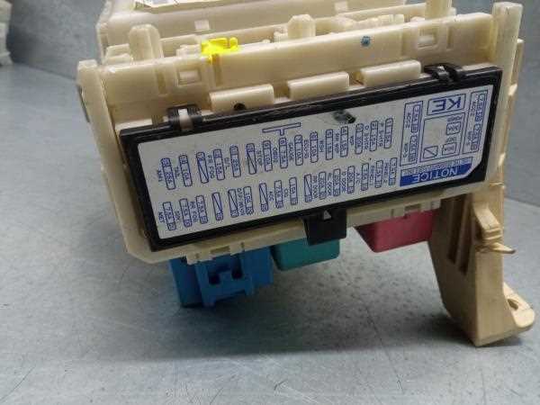 toyota vios fuse box diagram