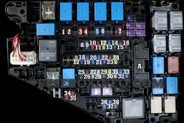 2016 subaru outback fuse diagram