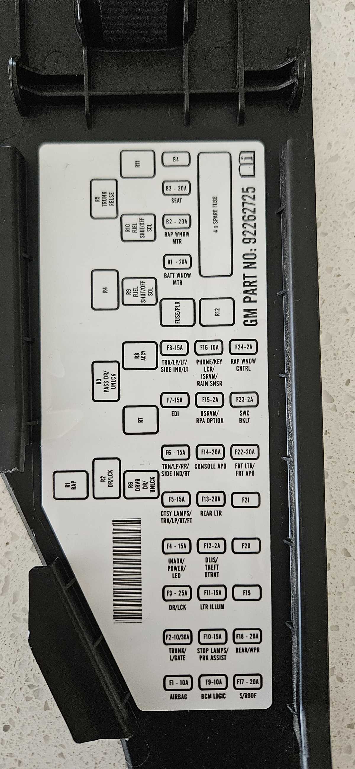 ve fuse box diagram