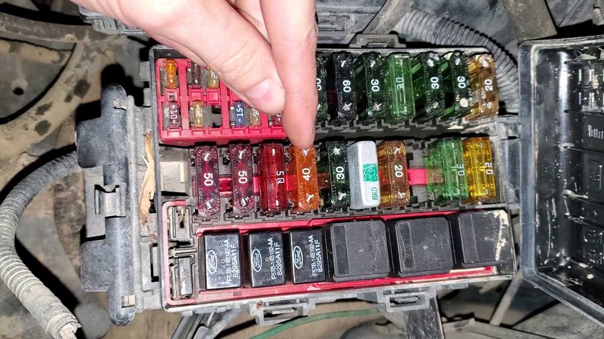 2003 f550 fuse box diagram