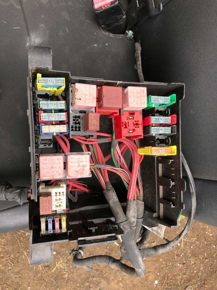 renault trafic fuse box diagram