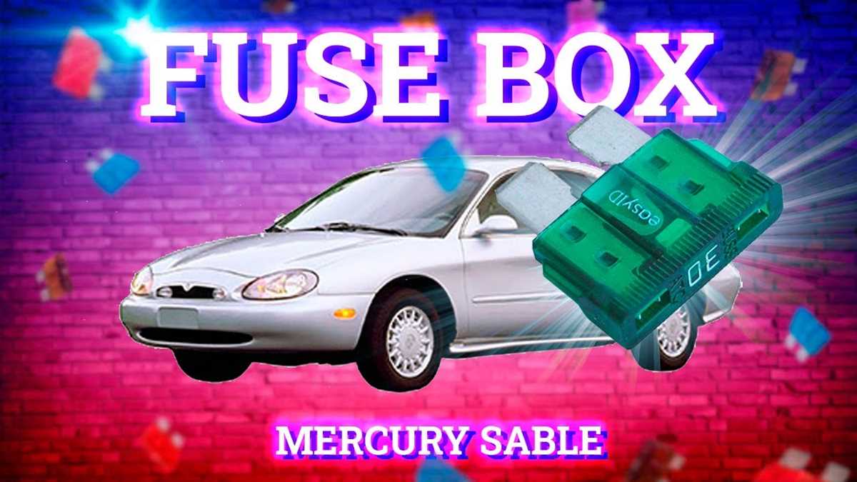 2003 mercury sable fuse diagram