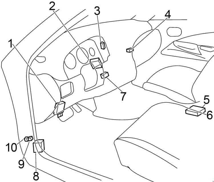 2000 nissan sentra fuse diagram