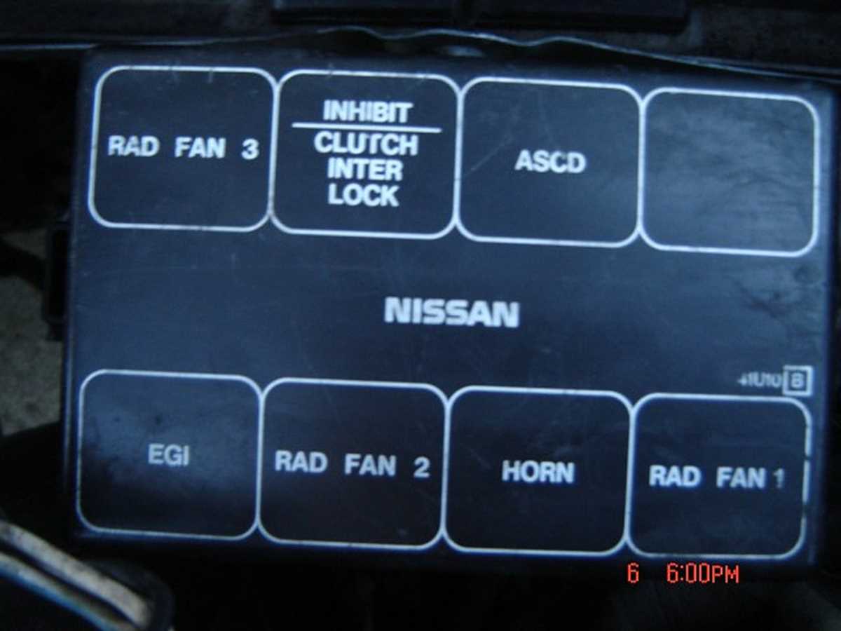 1998 nissan maxima fuse box diagram
