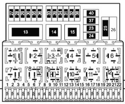 volkswagen sharan fuse box diagram