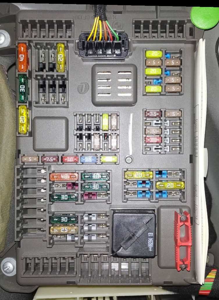2009 bmw x6 fuse box diagram
