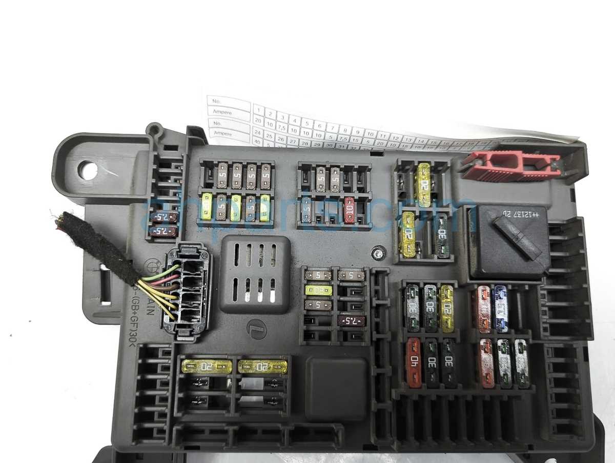 bmw x5 fuse box diagram 2008
