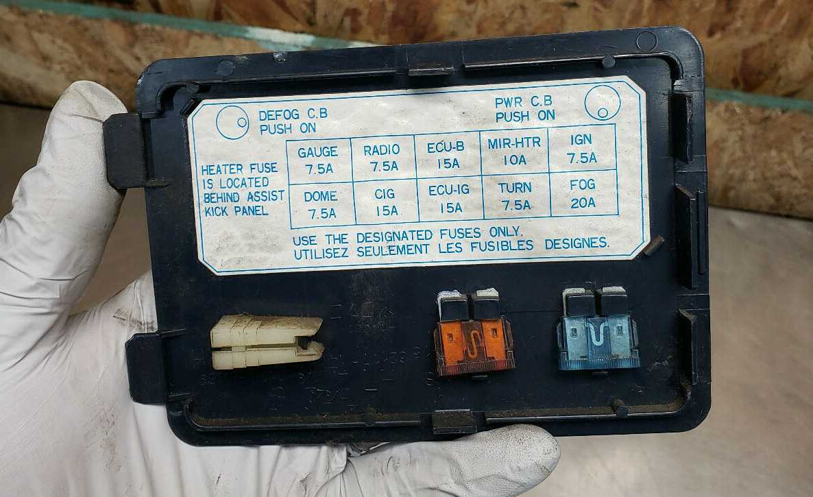 tavera car fuse box diagram
