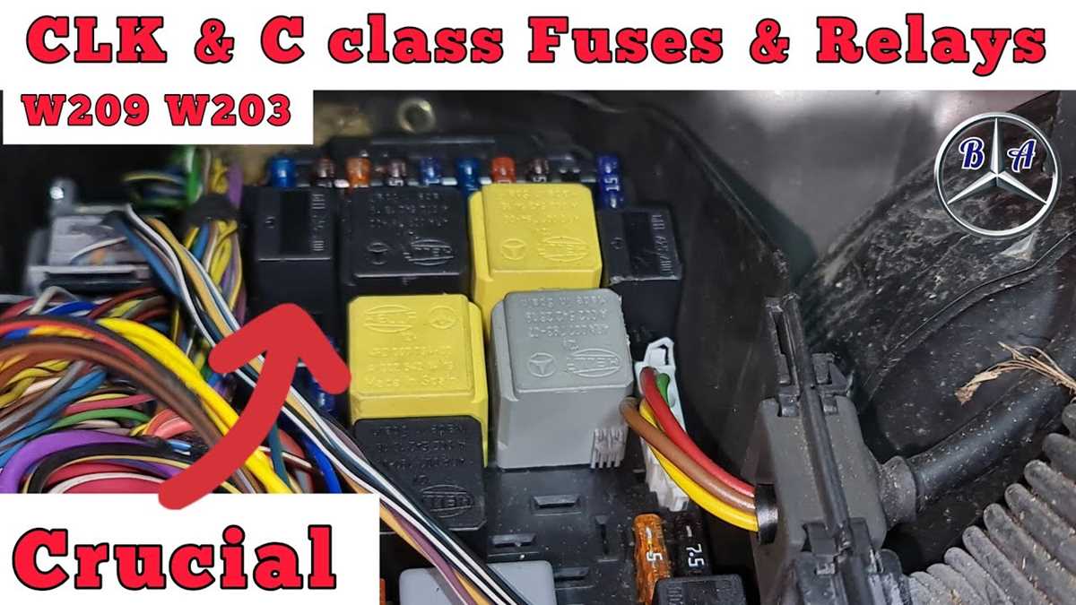2003 mercedes c320 fuse box diagram