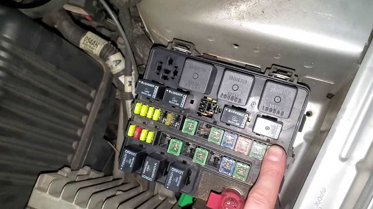 1999 chrysler sebring fuse box diagram