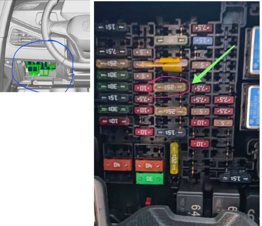 vw id4 fuse box diagram